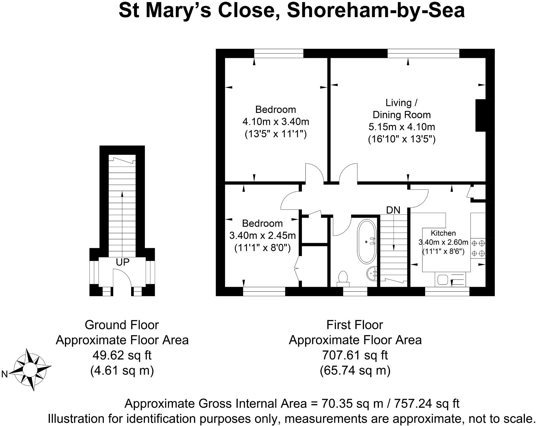 St. Marys Close, Shoreham-By-Sea, West Sussex floorplan