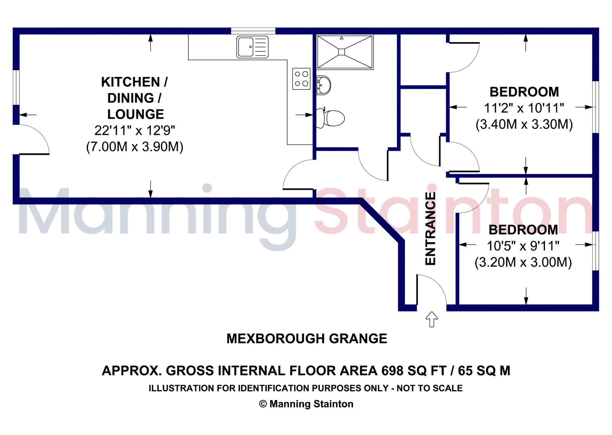 17, Mexborough Grange, Main Street, Methley, Leeds, West Yorkshire floorplan