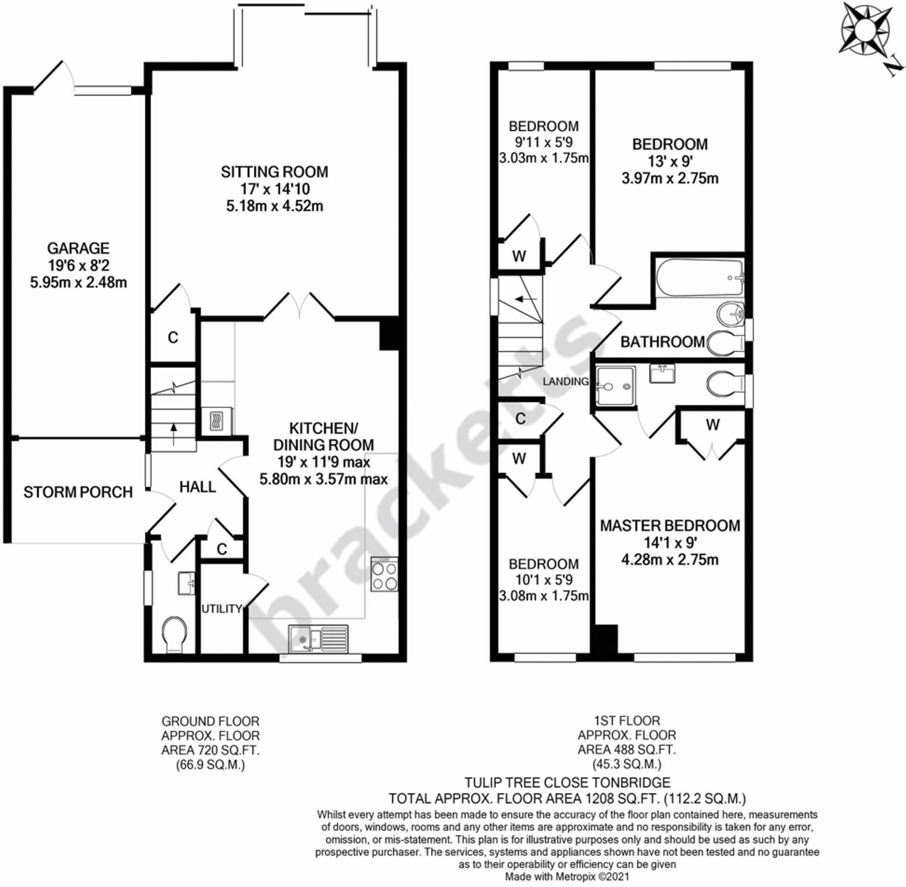 Tulip Tree Close, Tonbridge, TN9 floorplan