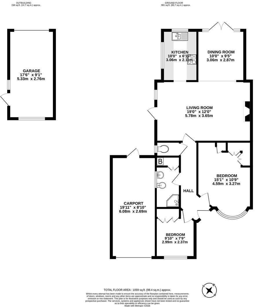 Sutton Close, Pinner floorplan