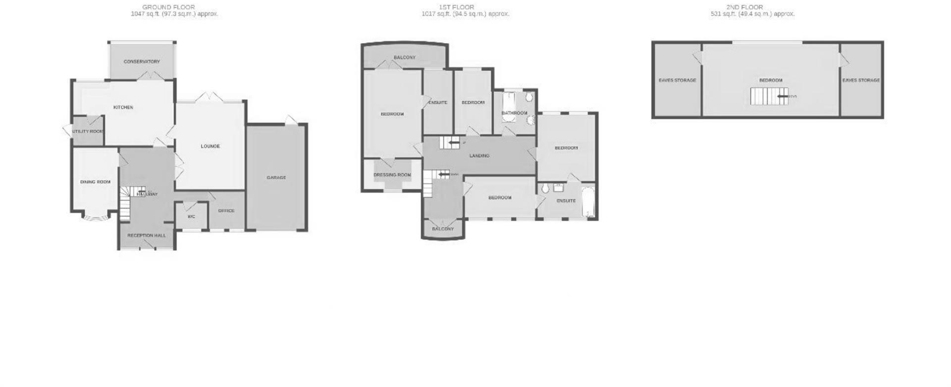 George Close, Canvey Island floorplan