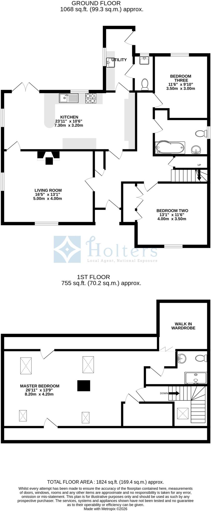 The Gables, Weston Road floorplan