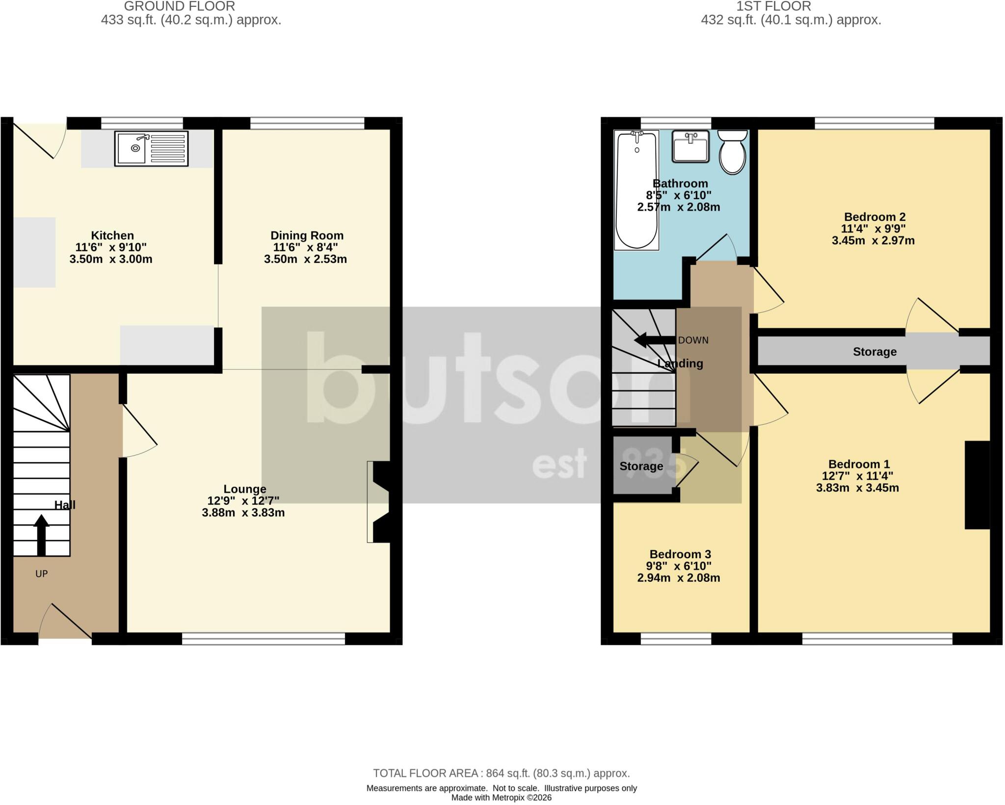 Ideal first time buy or investment - Lentworth Avenue, Blackpool floorplan