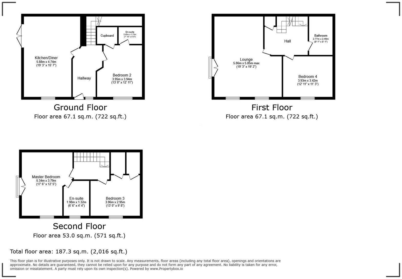 Pennant Farm, Prion Road, Denbigh, Denbighshire LL16 5ST floorplan