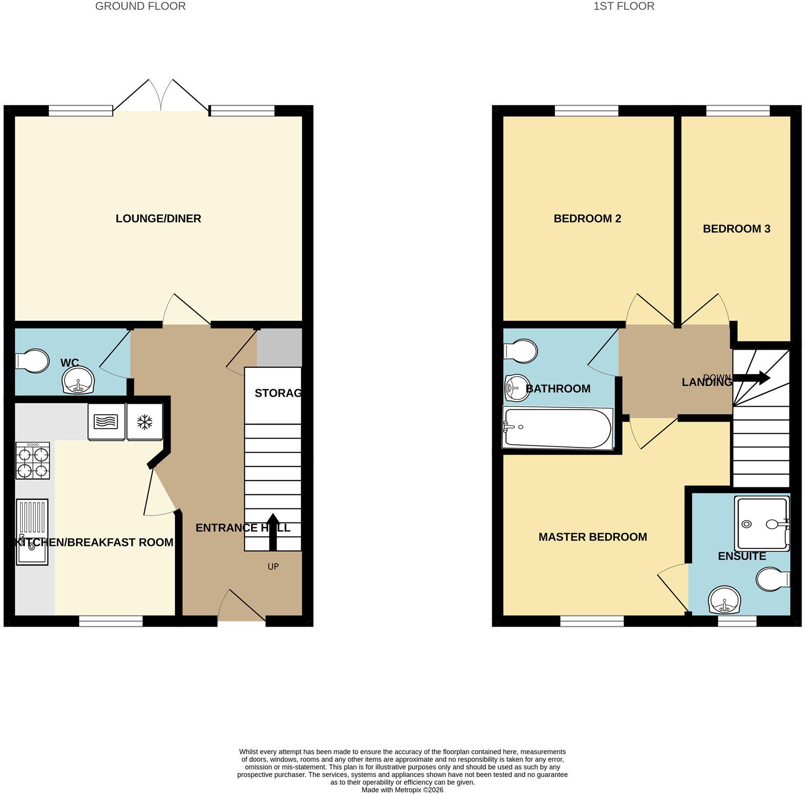 Honeypot Way, Walton on the naze floorplan