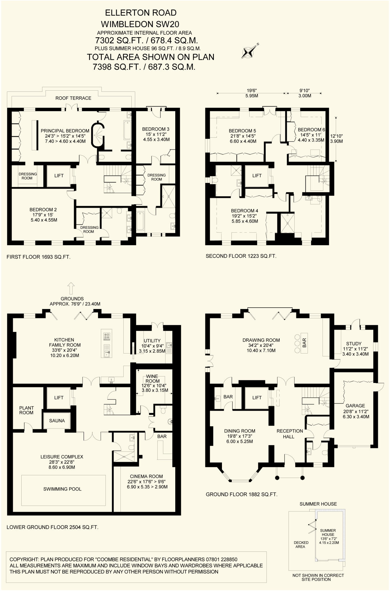 Ellerton Road, Wimbledon, London, SW20 floorplan