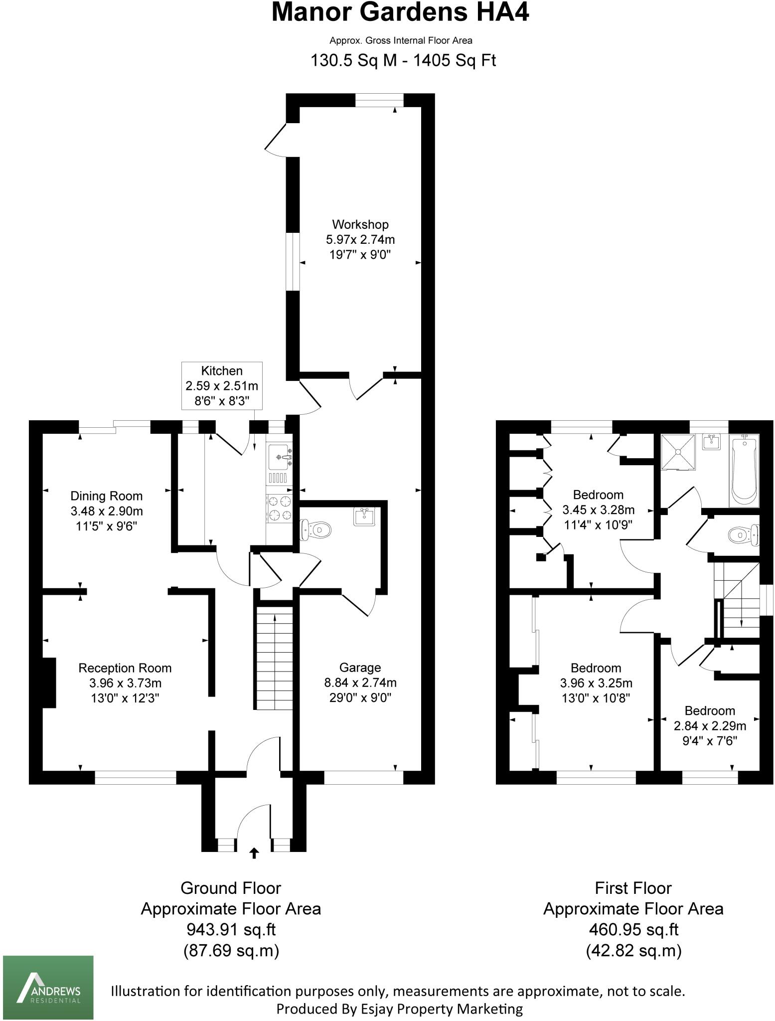Manor Gardens, Ruislip floorplan