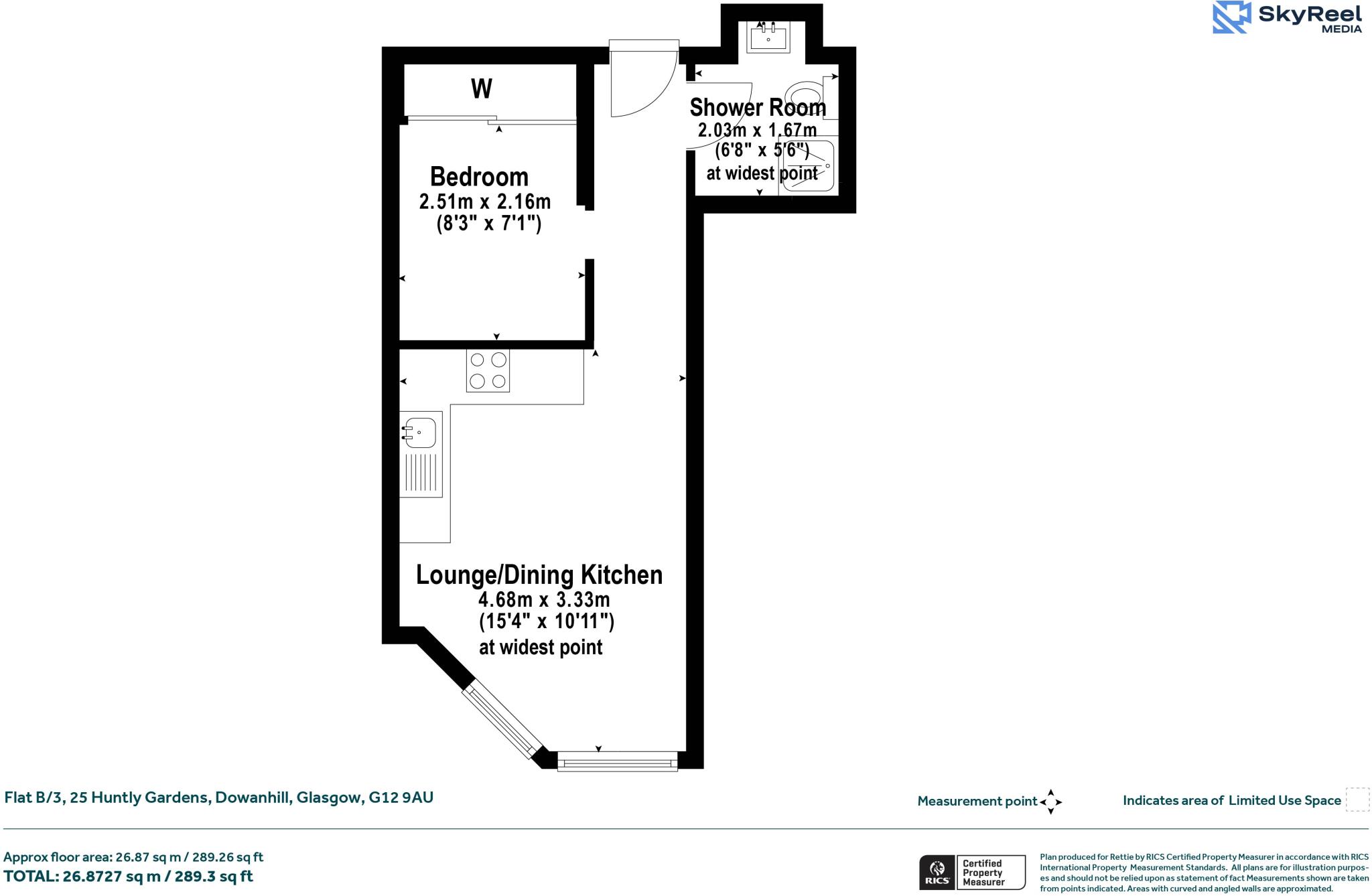 25, Huntly Gardens, Dowanhill, Glasgow floorplan