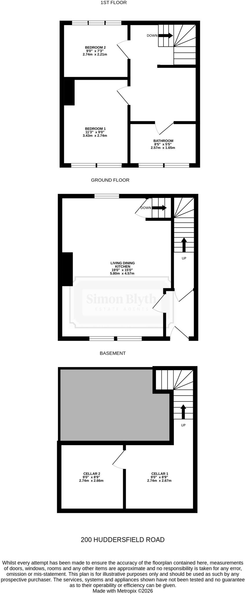 Huddersfield Road, Shelley, HD8 floorplan