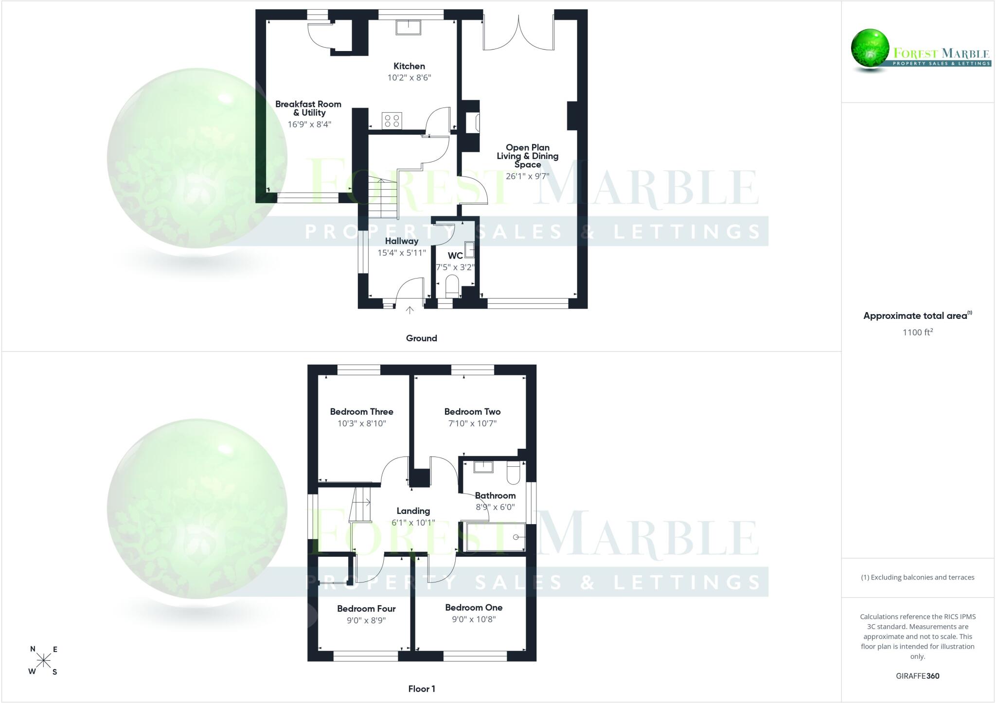 Georgian Court, Frome floorplan