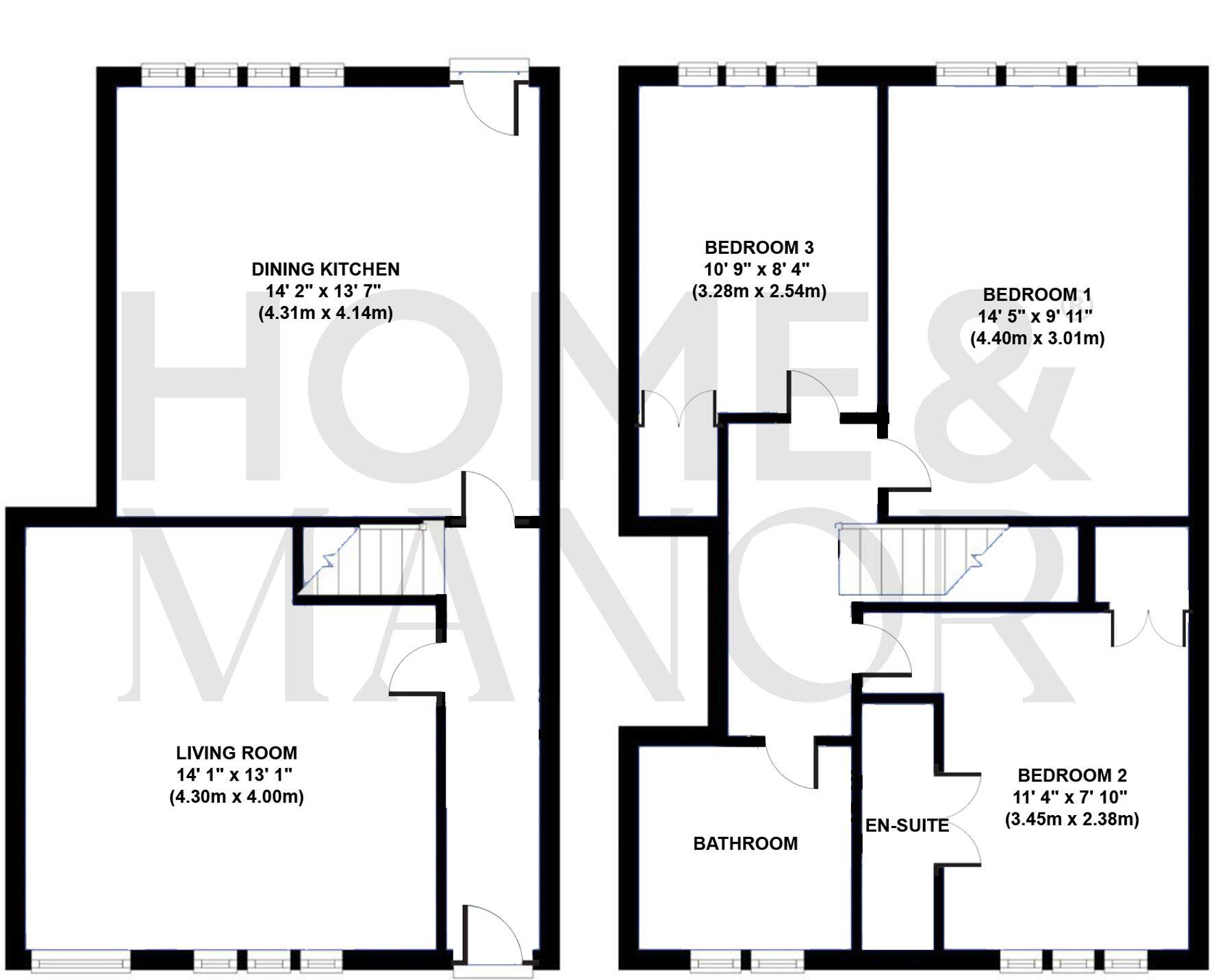 St. Helens Gate, Huddersfield, HD4 floorplan