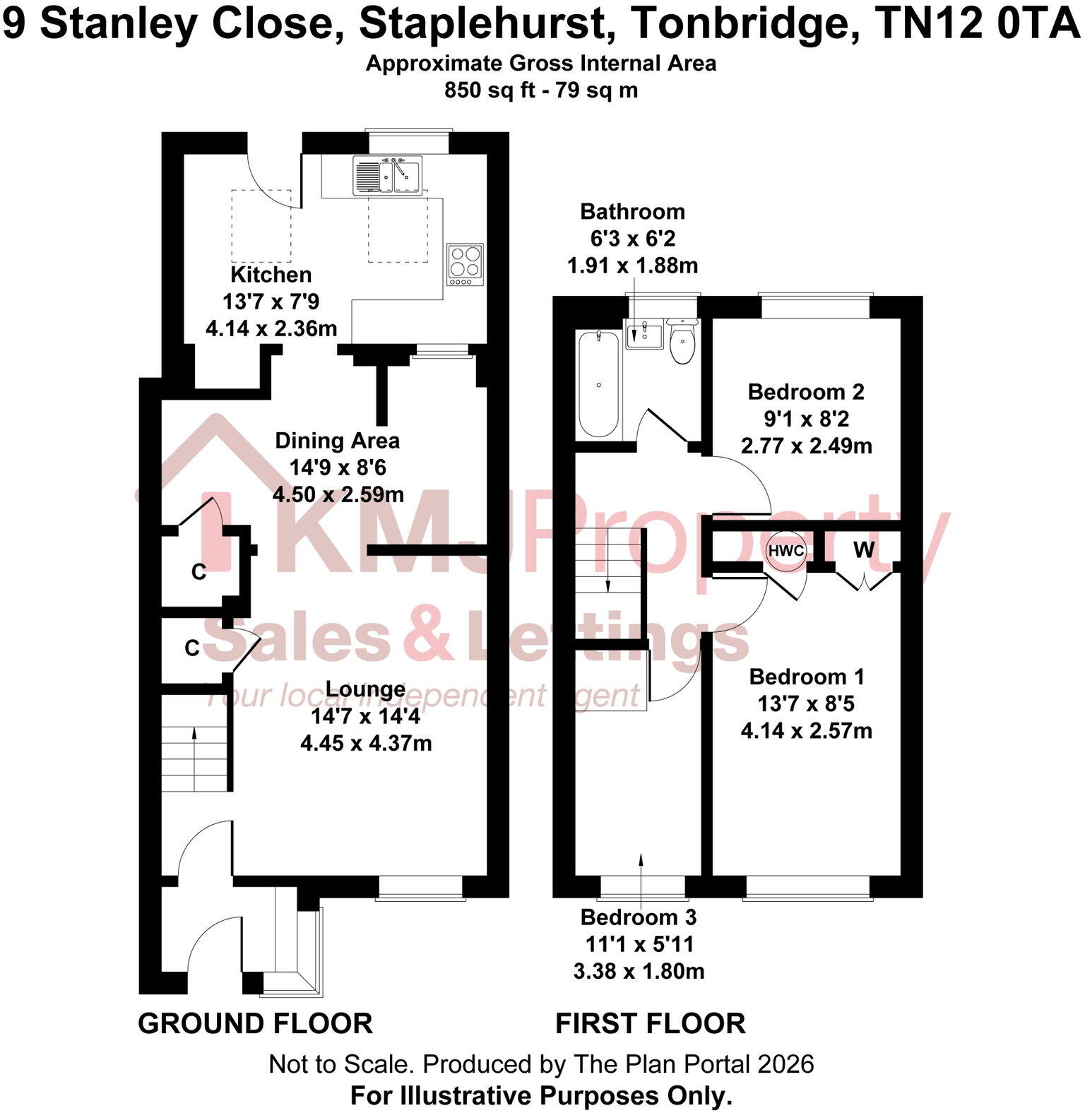 Stanley Close, Staplehurst, Tonbridge floorplan