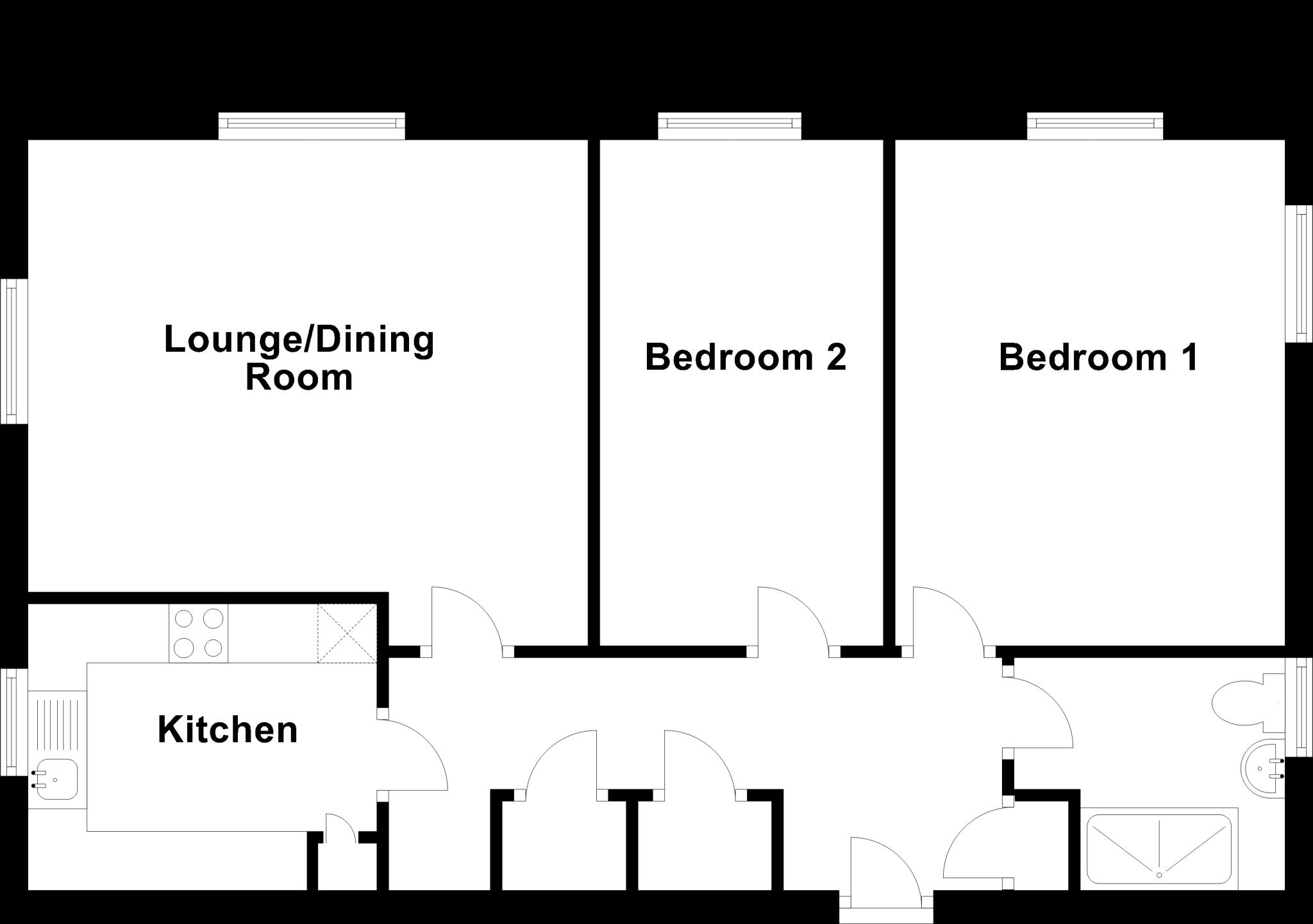 Hooke Hill Freshwater PO40 floorplan