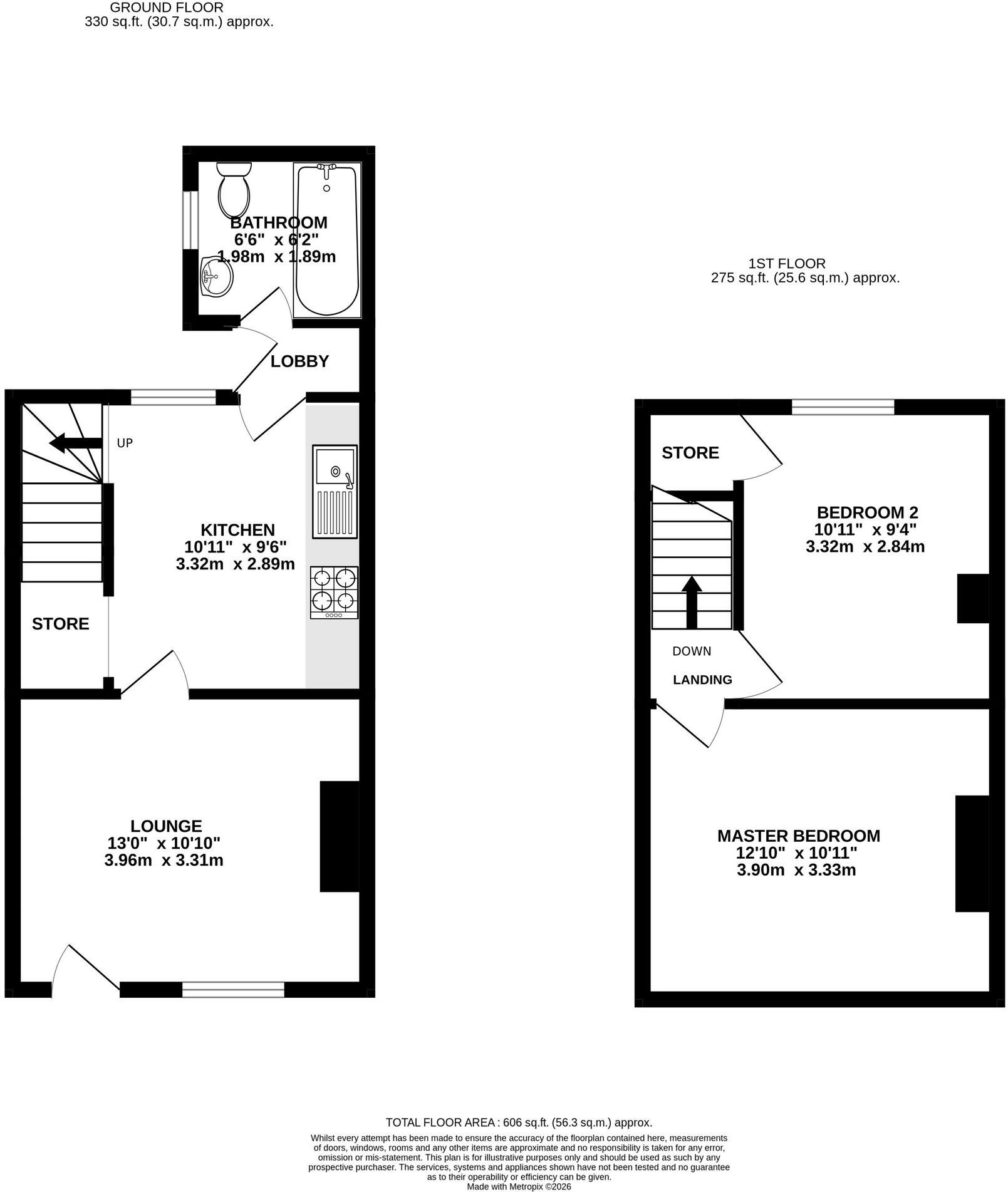 Midland Road, Swadlincote, DE11 floorplan