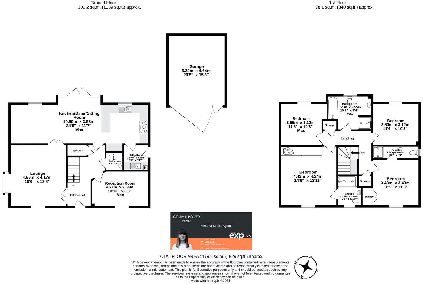 1 Ffordd Hywel y Coed, Llanfoist, Abergavenny, NP7 9DQ floorplan