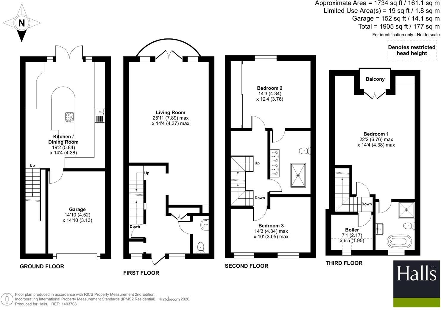 2 Brewery House, Longden Coleham, Shrewsbury, SY3 7JD floorplan