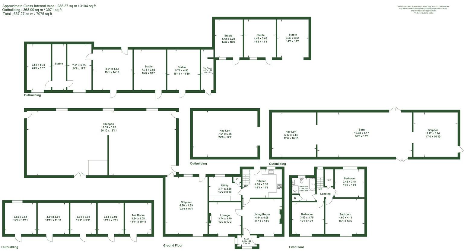 Back Lane, Greenhalgh, Preston, Lancashire floorplan