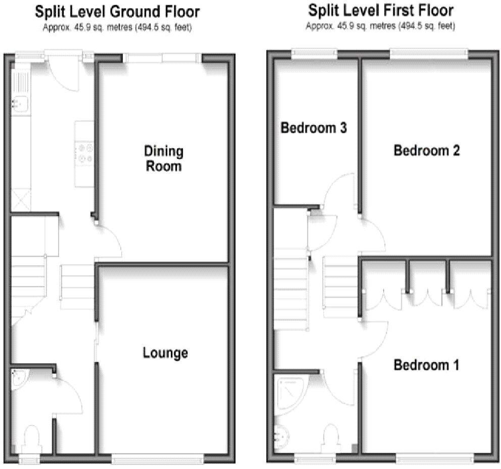 Beacon Road, Chatham, Kent, ME5 floorplan
