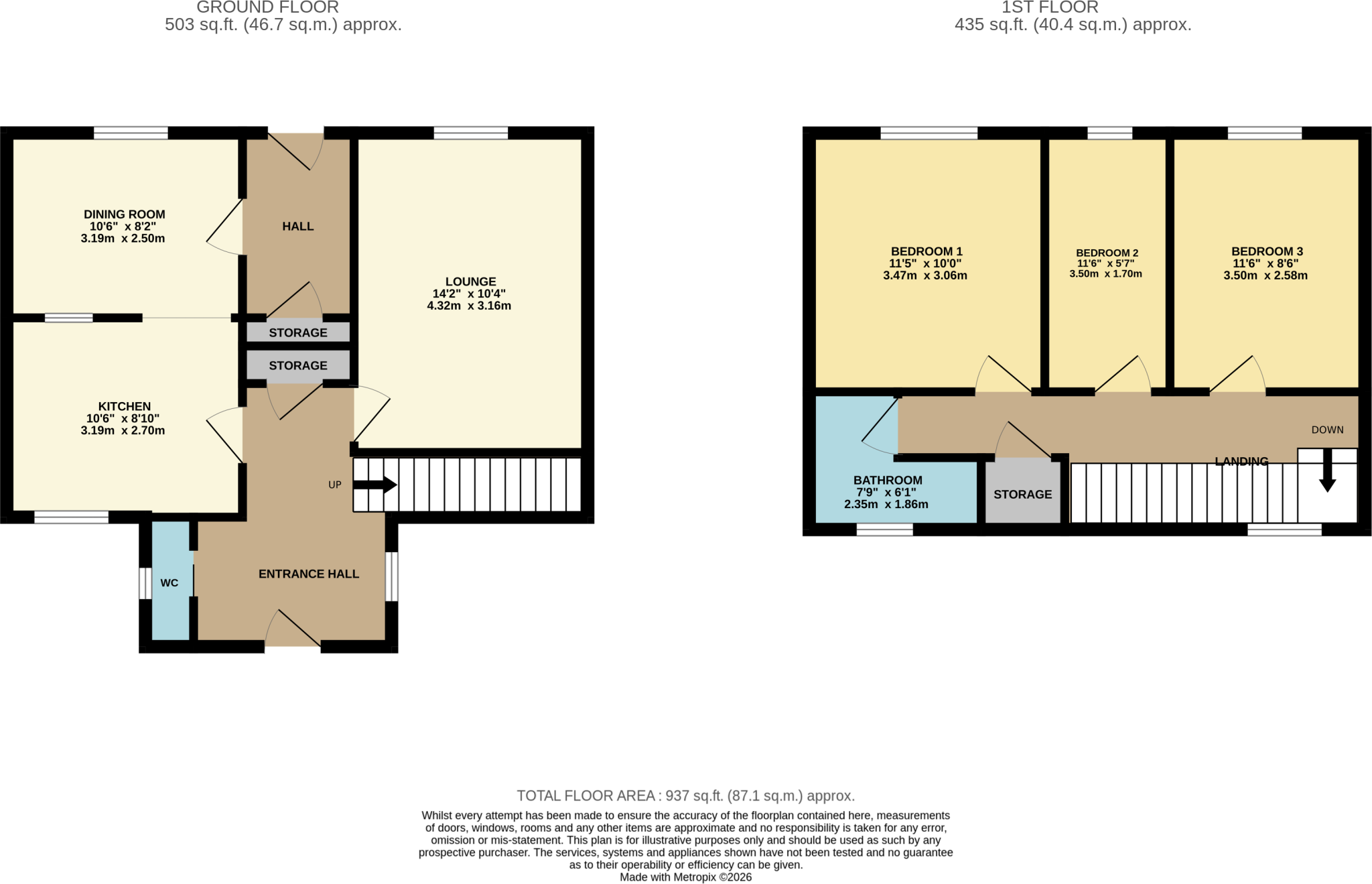 Prescott Walk, Denton floorplan