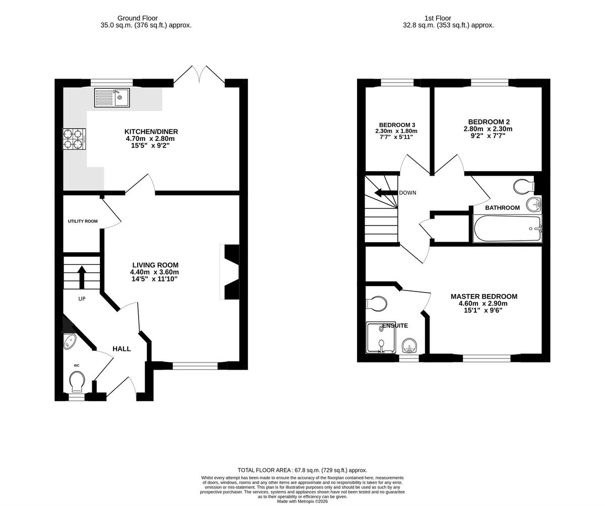 Brimstone Road, Winsford floorplan