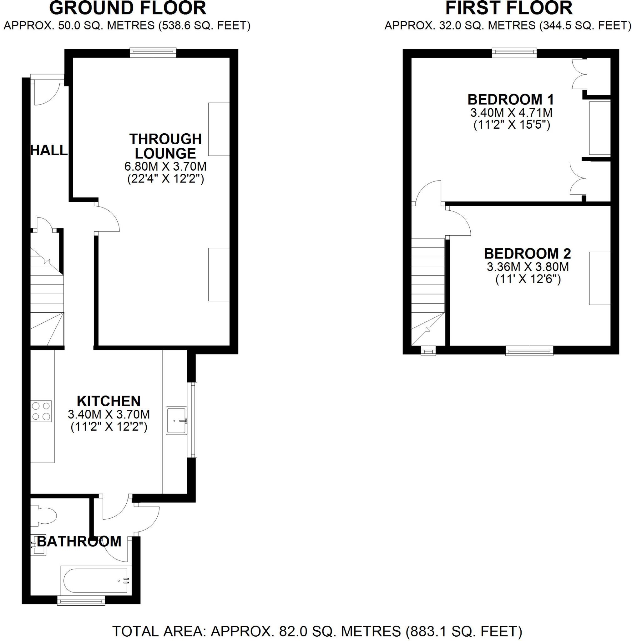 Durham Rise, London floorplan