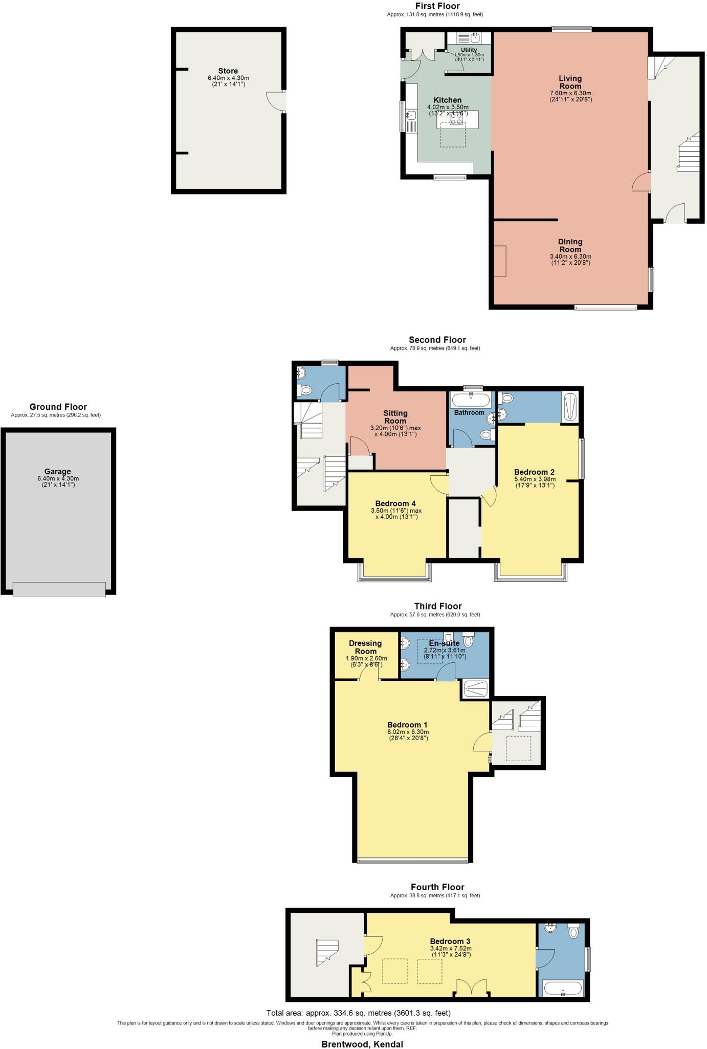 Brentwood, Brigsteer, LA8 8AJ floorplan