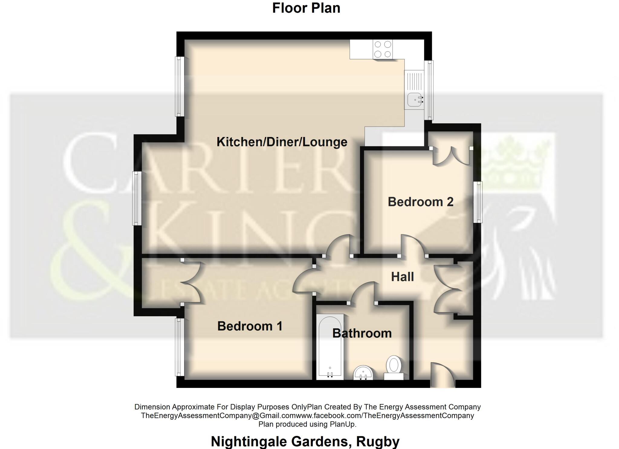 Nightingale Gardens, Coton Park, Rugby floorplan