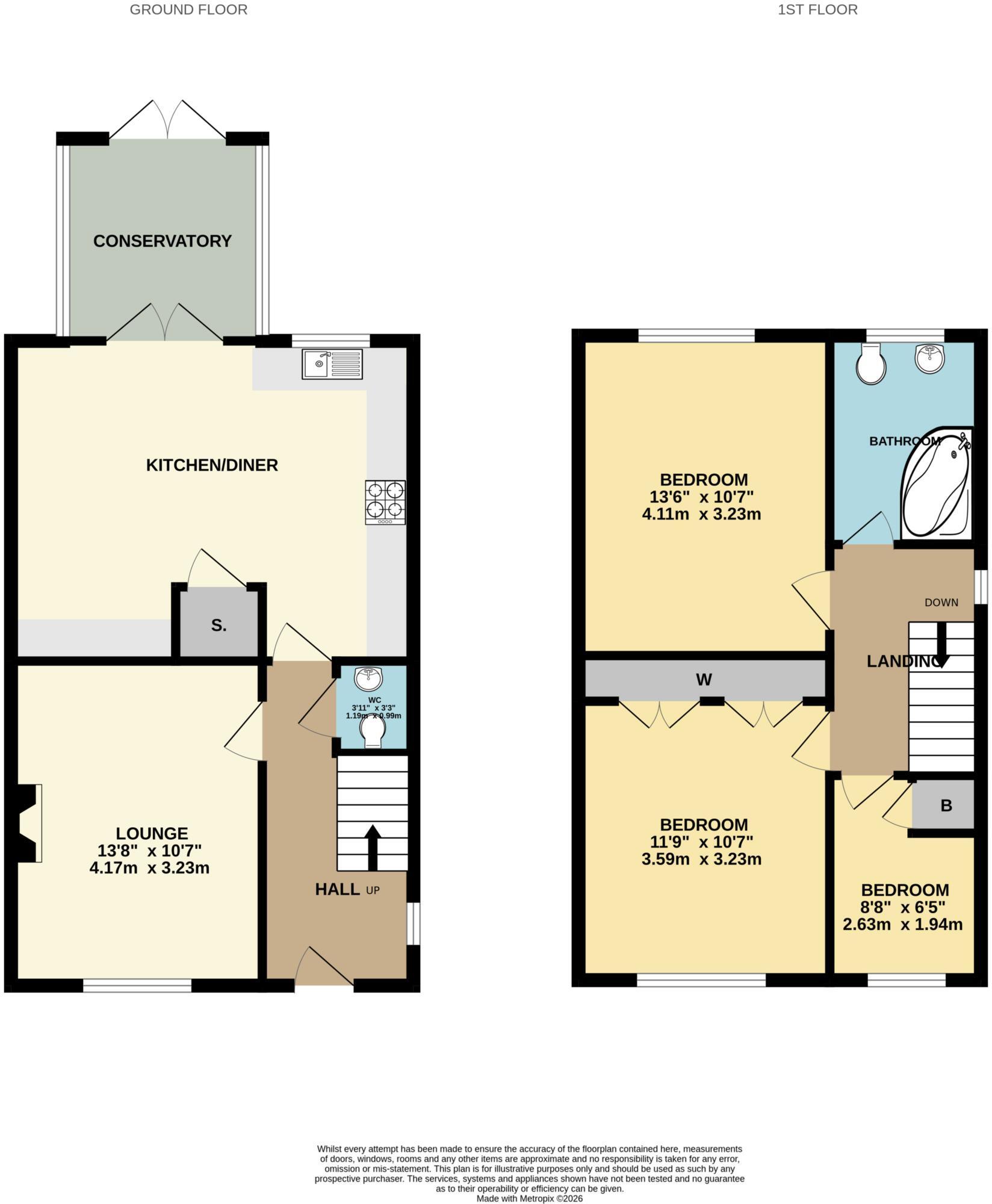 Galston Close, Melling Mount floorplan