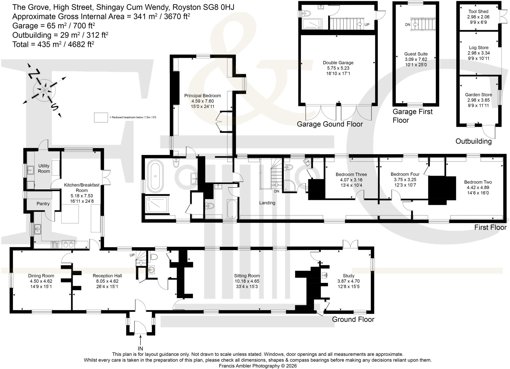 Shingay Cum Wendy, Royston, Cambridgeshire, SG8 floorplan