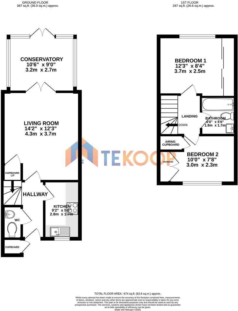The Topiary, Farnborough floorplan