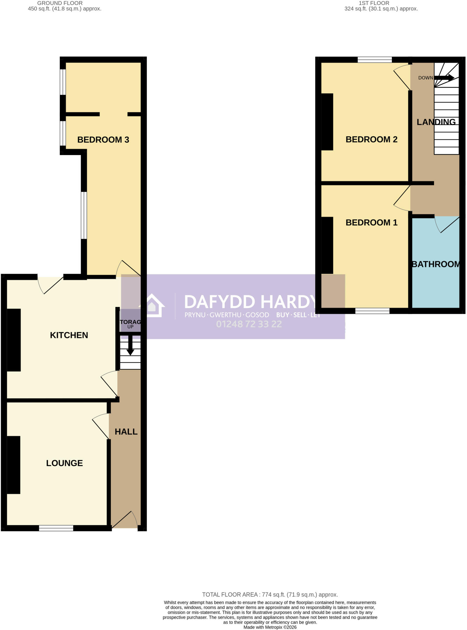 Penchwintan Road, Bangor, Gwynedd, LL57 floorplan