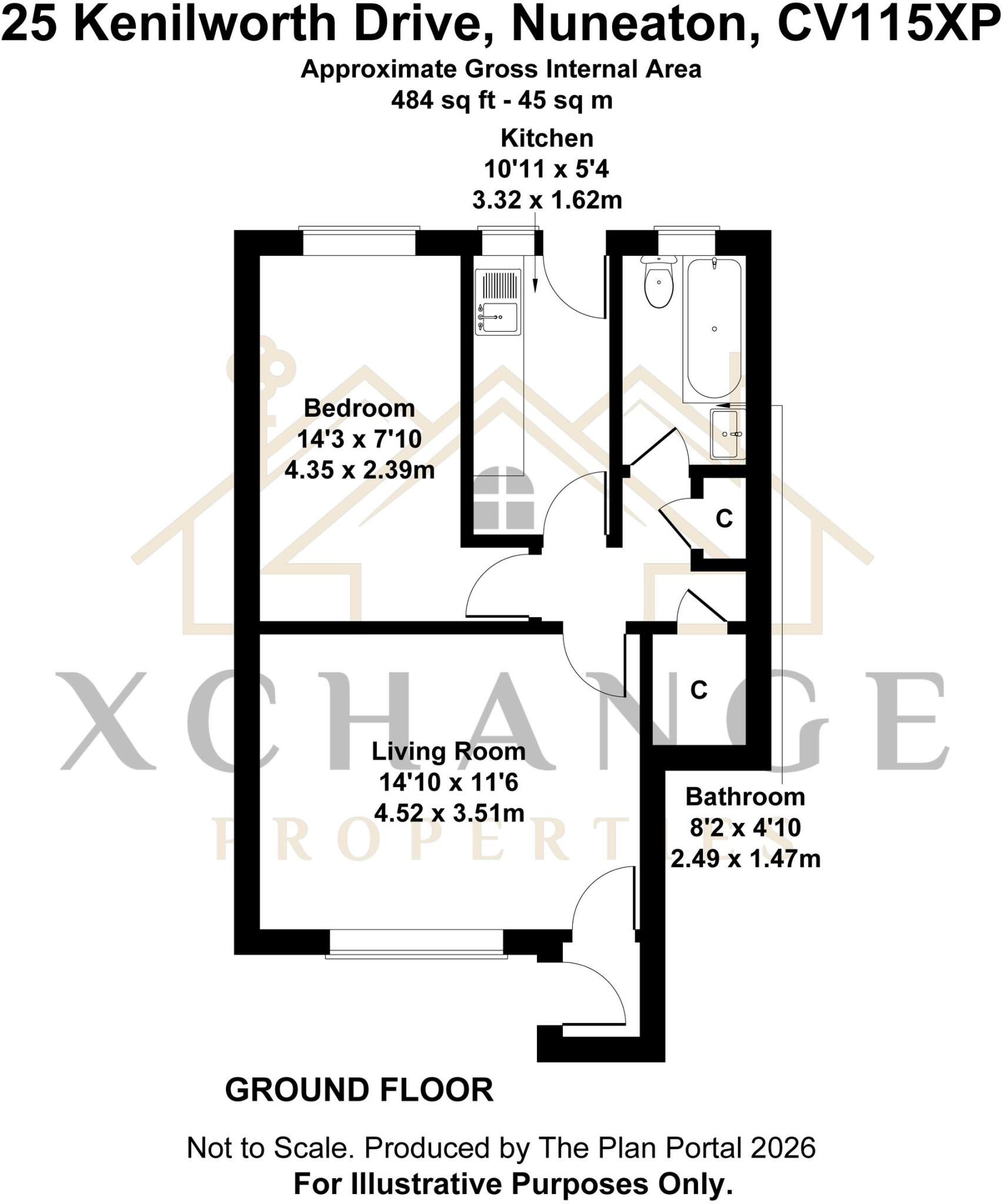 Kenilworth Drive, Nuneaton, CV11 floorplan