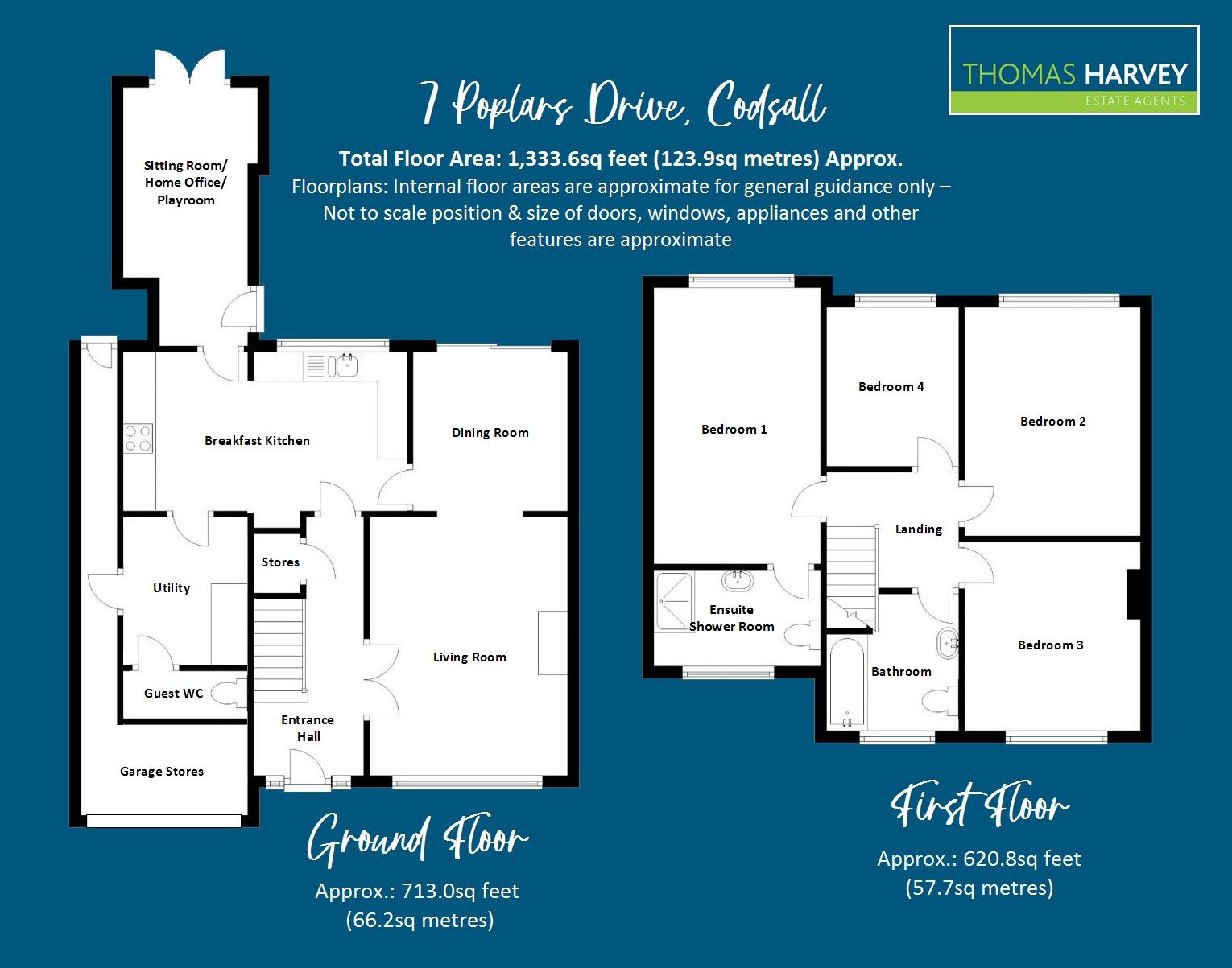 Poplars Drive, Codsall, Wolverhampton, WV8 floorplan