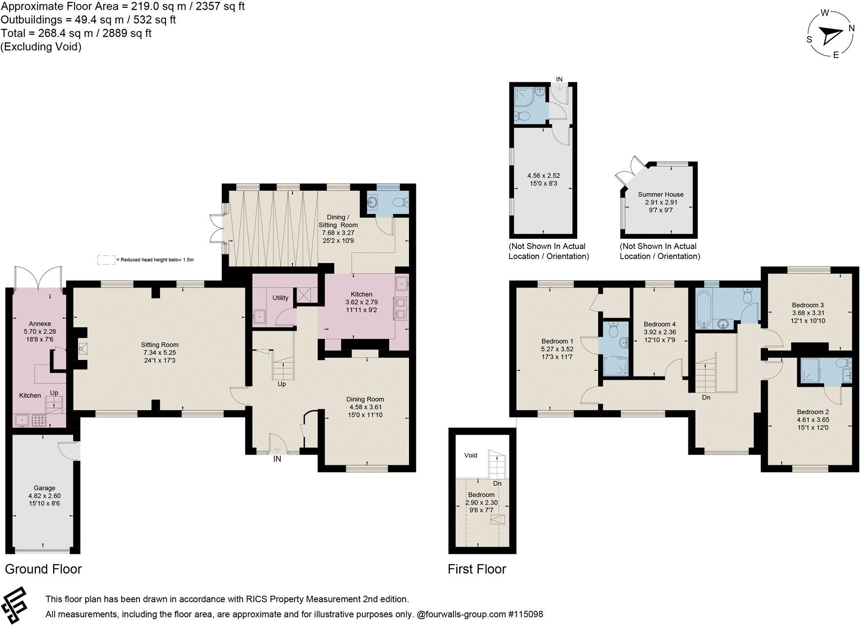Lower Pennington Lane, Pennington, Lymington, Hampshire, SO41 floorplan