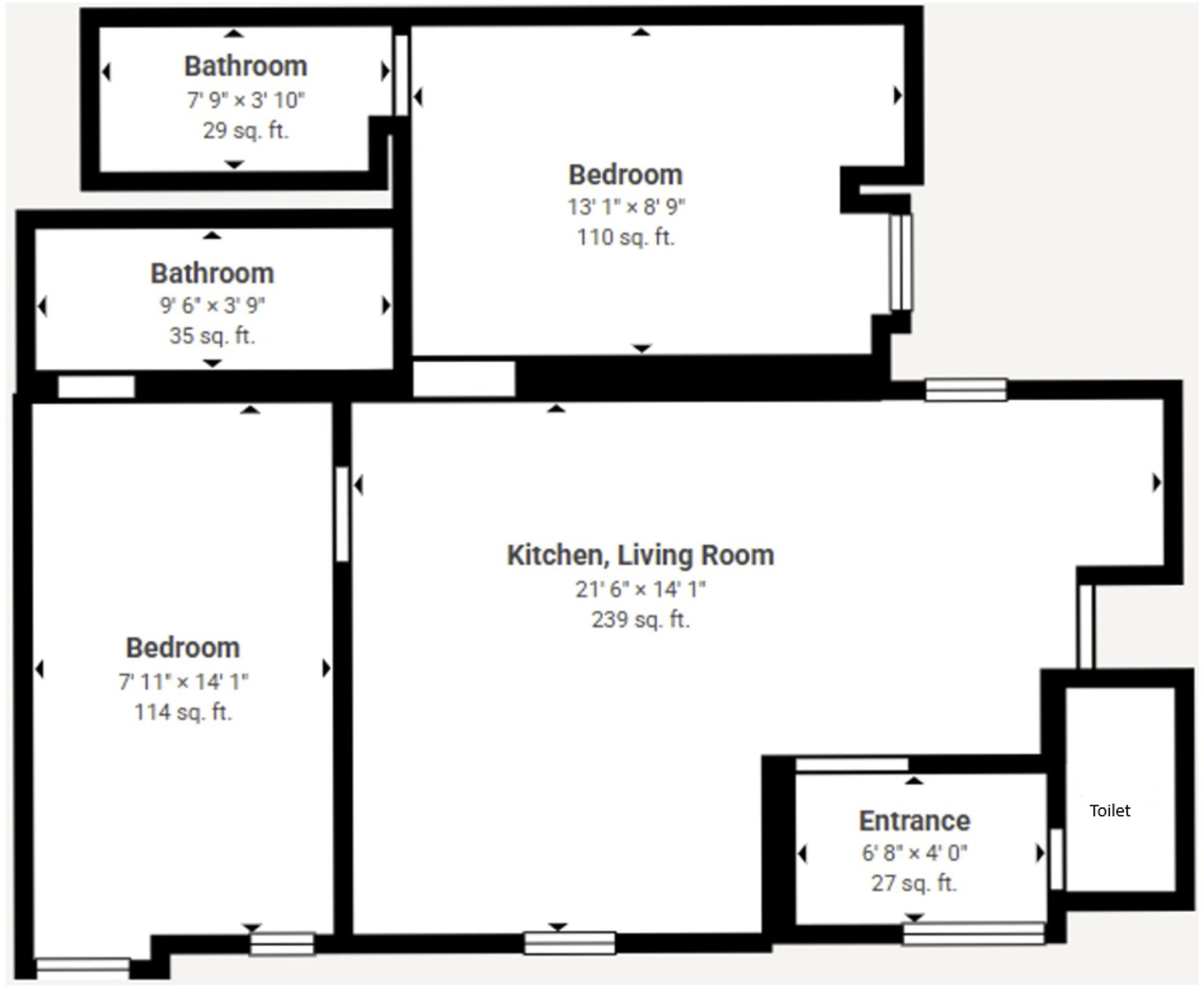 Tichbourne Street, Leicester, LE2 floorplan