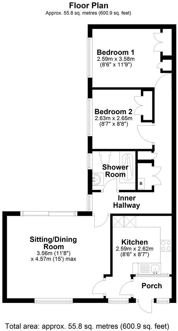 Barnes Close, Sturminster Newton floorplan