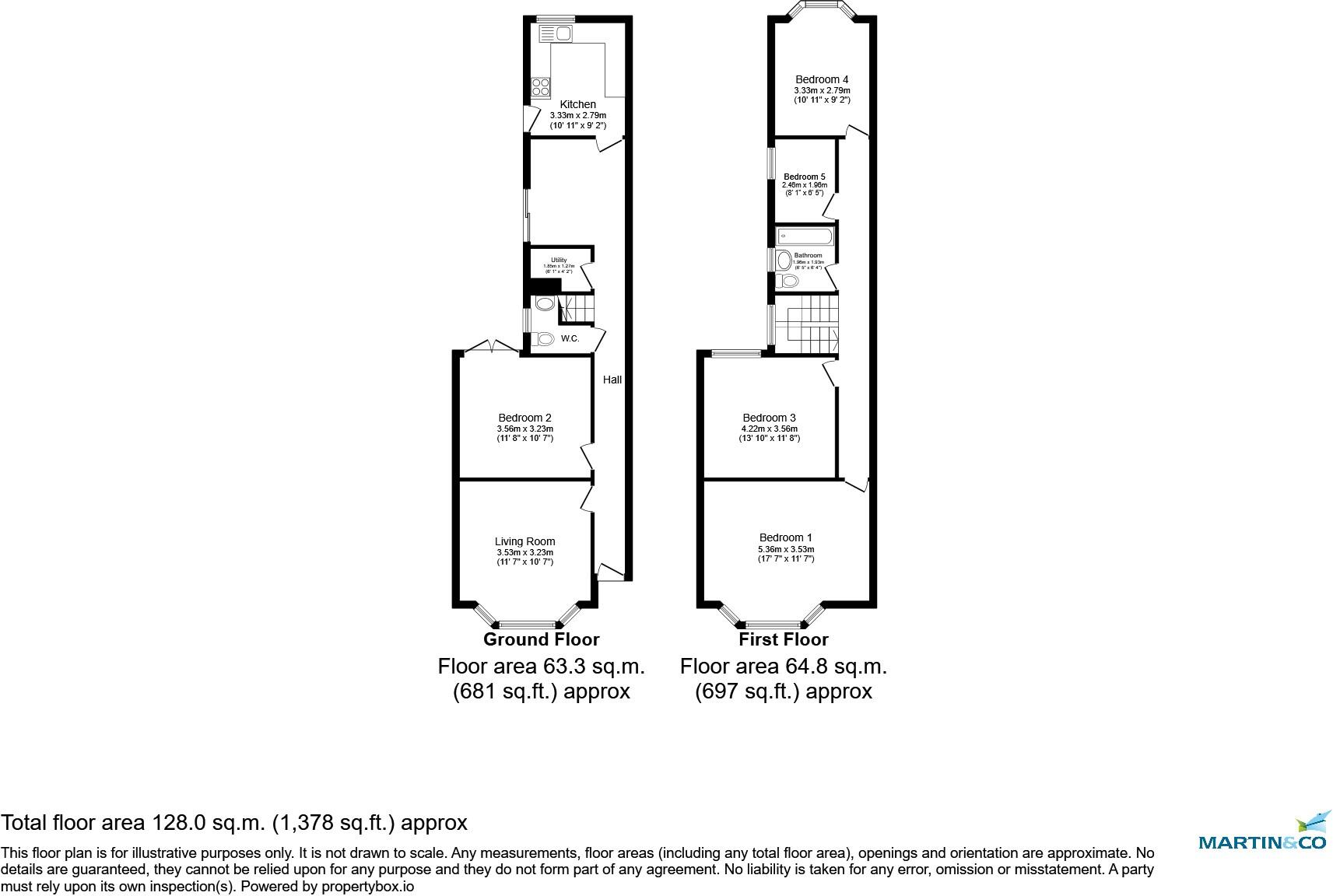 Victoria Road, Bedford floorplan