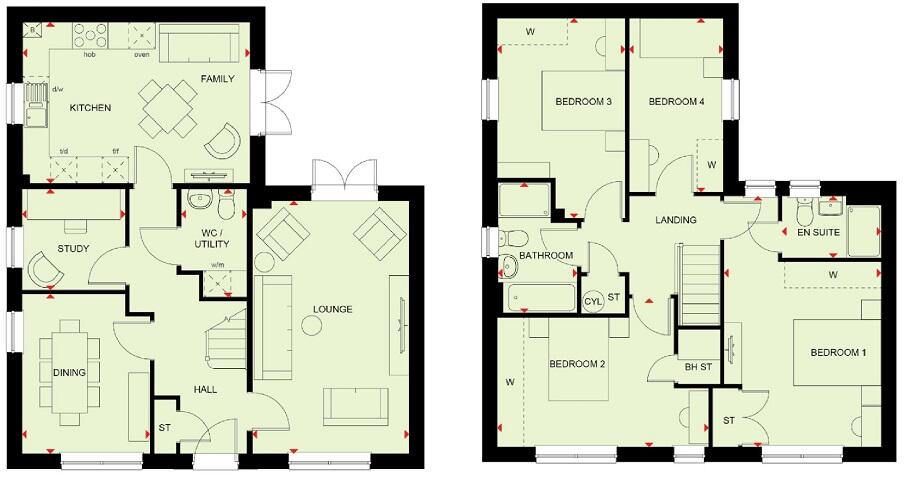 Henley Gate, Ipswich floorplan