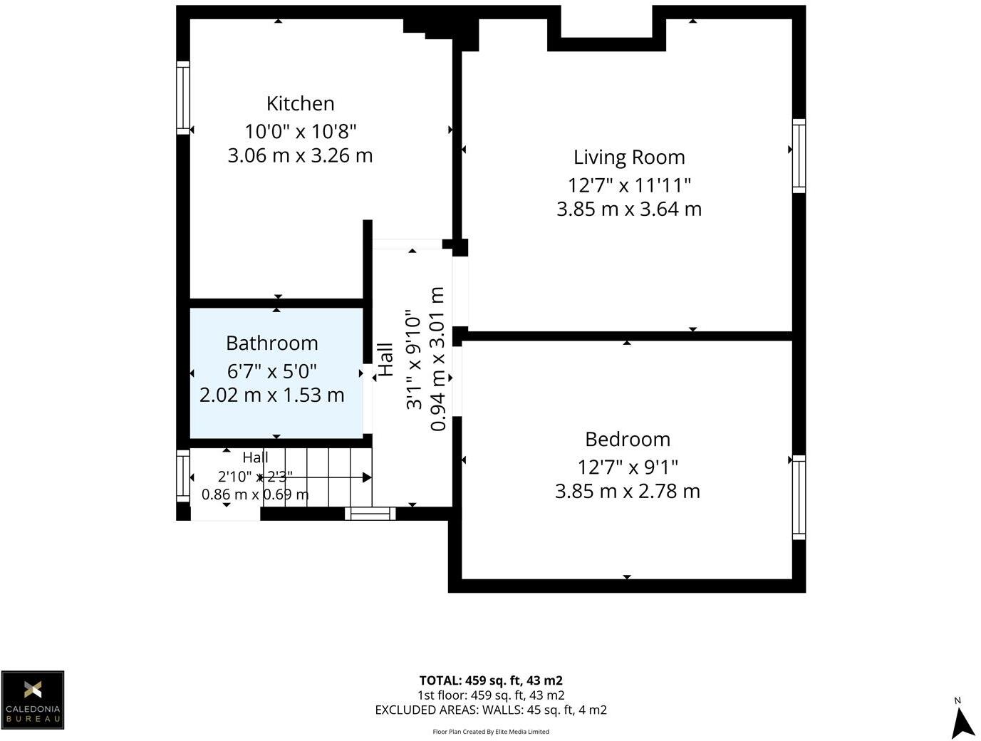 Burn Street, Bonhill, Alexandria floorplan