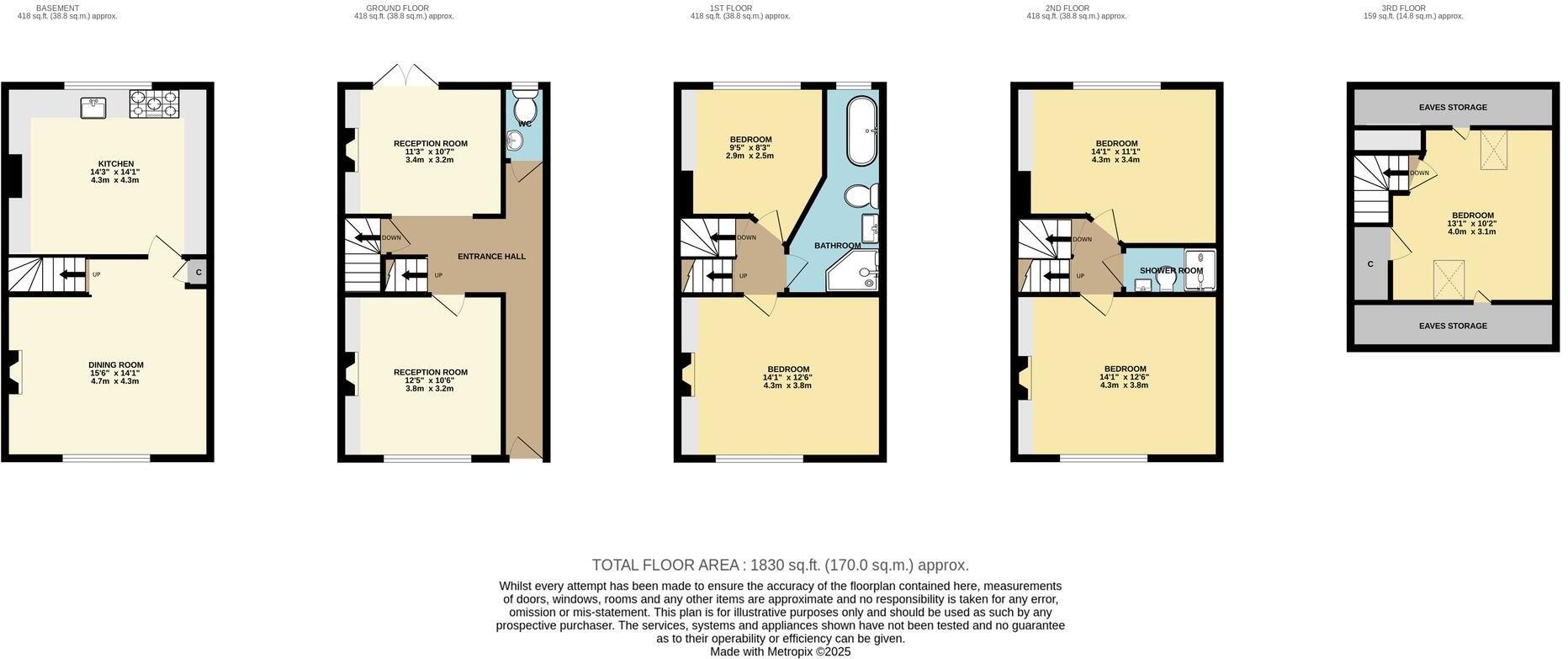 Severn Terrace, Worcester, WR1 floorplan
