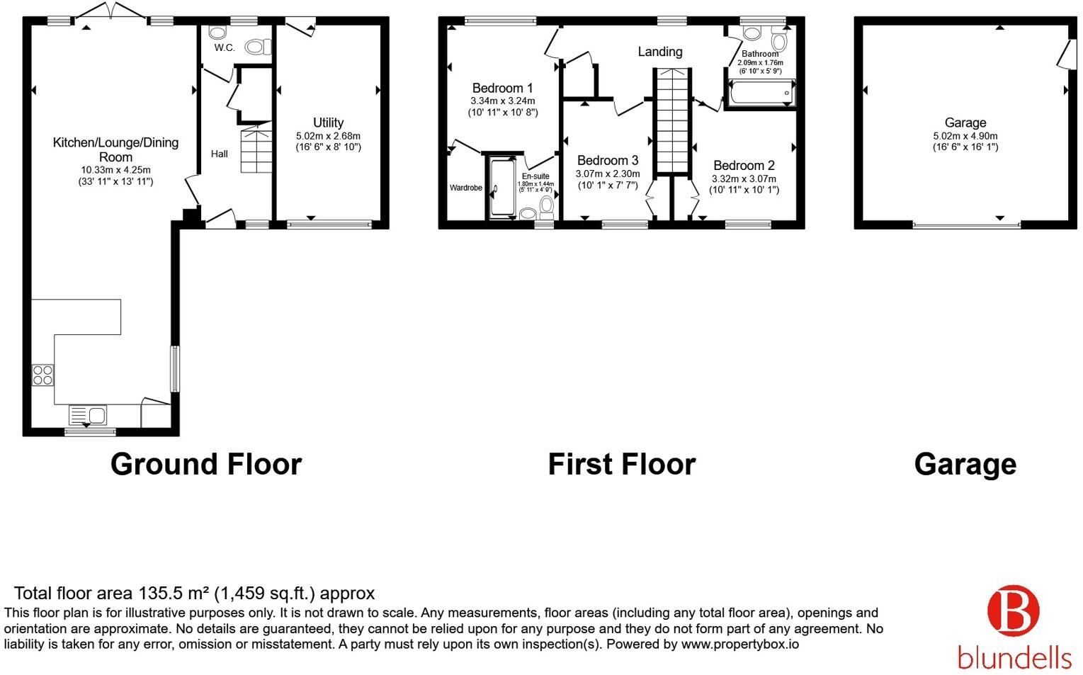 Mayfield Crescent, New Rossington, Doncaster, South Yorkshire, DN11 floorplan