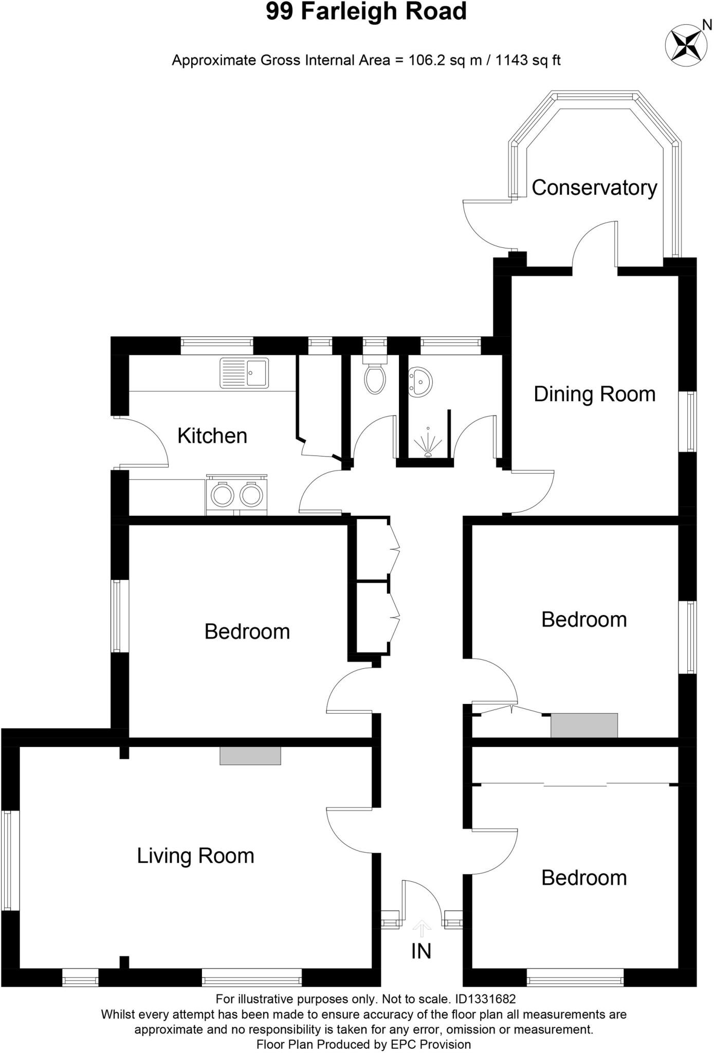 Farleigh Road, Backwell, BS48 floorplan