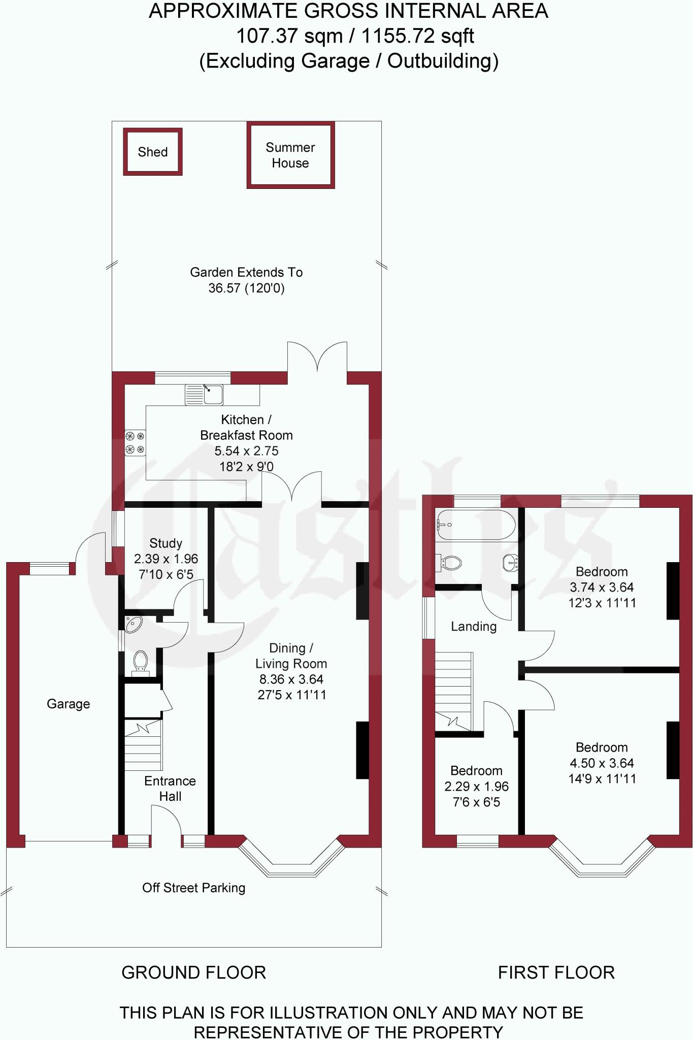 Honey Lane, Waltham Abbey floorplan