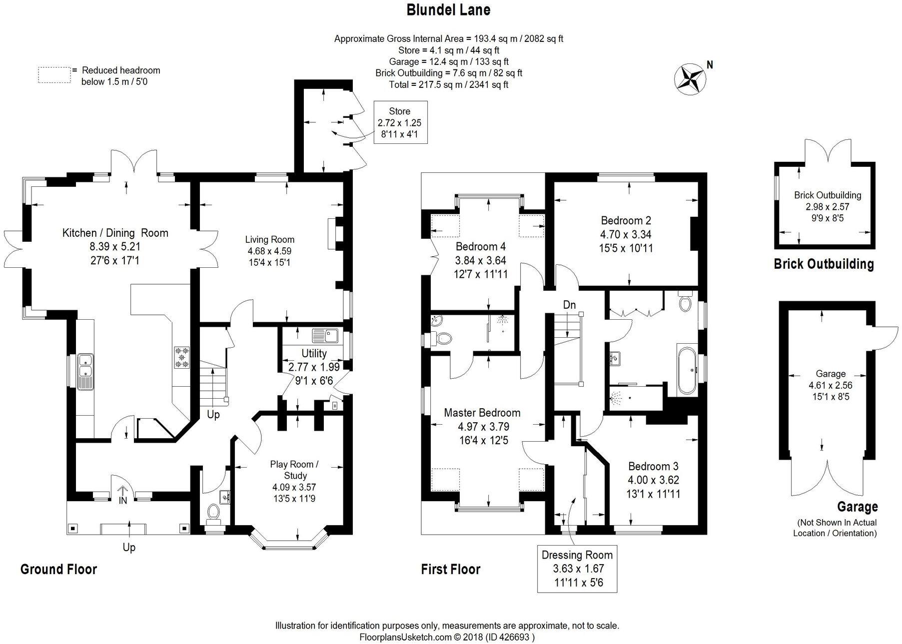 Blundel Lane, Stoke D'abernon, KT11 floorplan