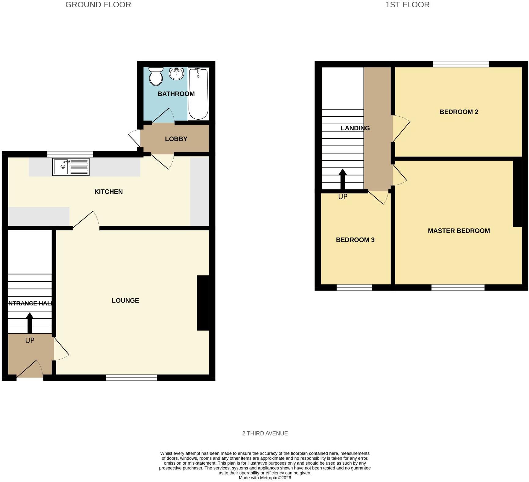 Third Avenue, Chester Le Street, DH2 floorplan