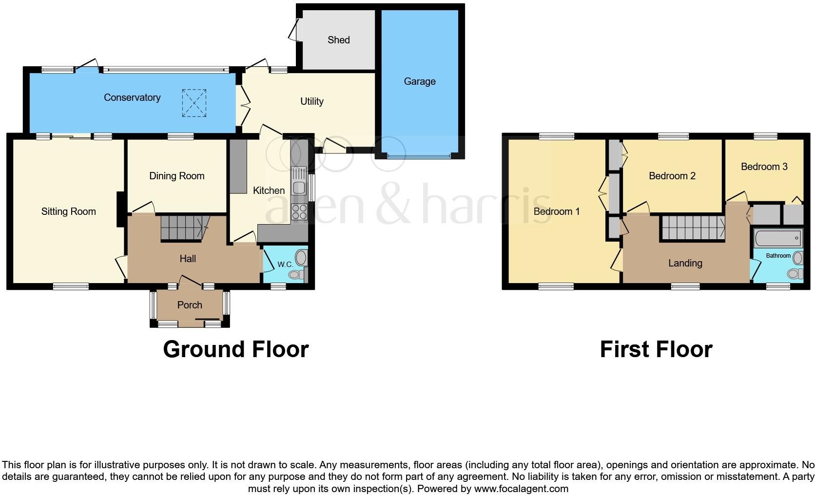 Elwes Road, Marcham, Abingdon floorplan
