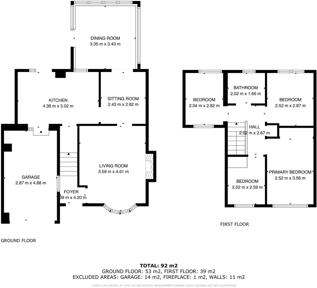 Coppice Gardens, Rotherham, S61 4RE floorplan