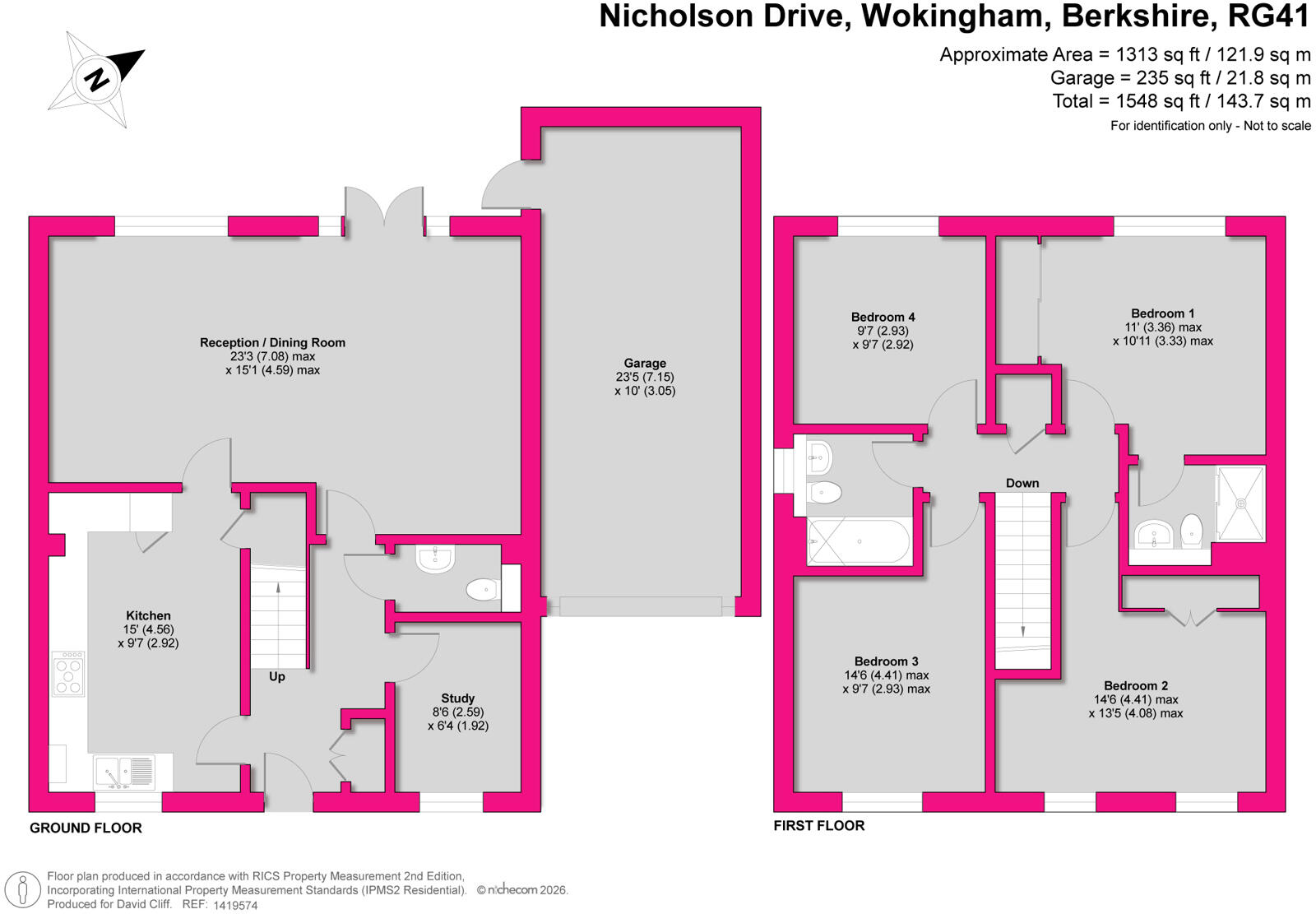 Nicholson Drive, Wokingham, Berkshire, RG41 floorplan