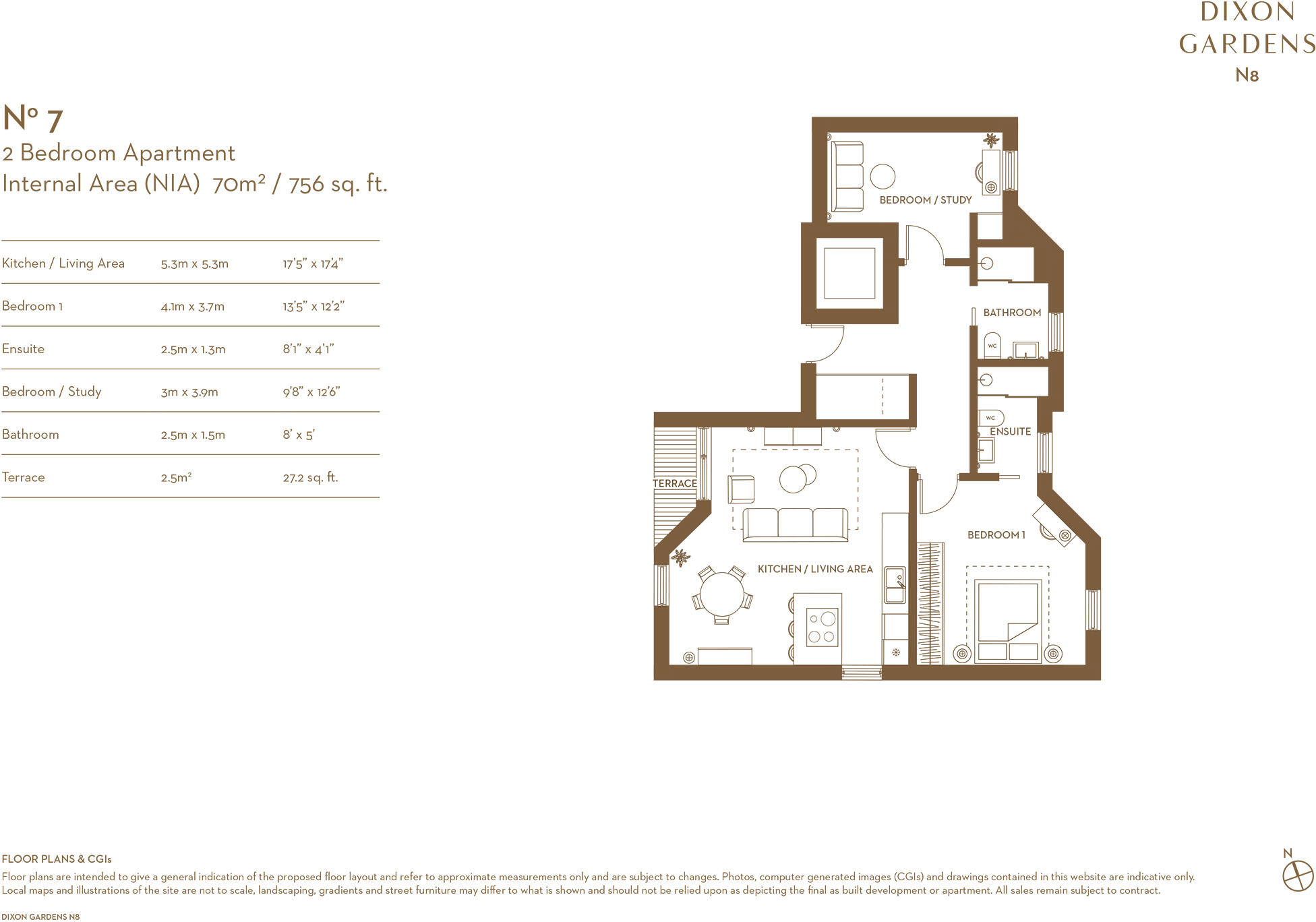 Dixon House, Tottenham Lane, N8 floorplan