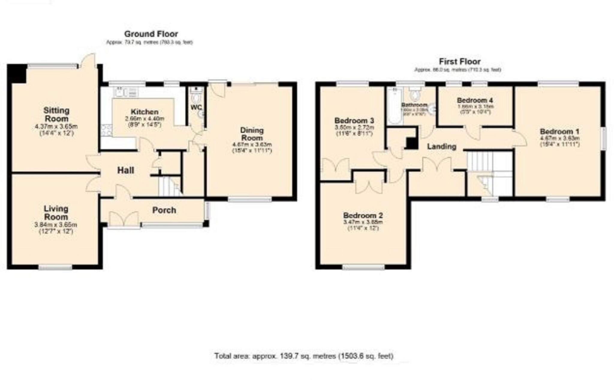 84a Redlands Road, Penarth, The Vale Of Glamorgan. CF64 2WL floorplan